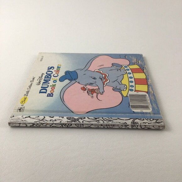 First Little Golden Book Disney Dumbo's Book Of Colors Vintage 1988 Storybook - Picture 5 of 7